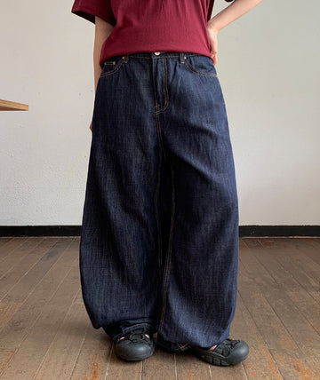 Altaver Summer Cool Raw Denim Wide Pants